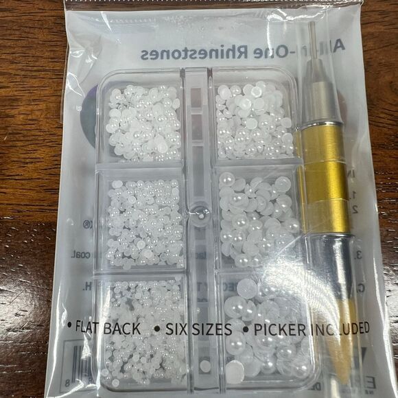 All-In-One Rhinestone EBIN New York Coachella Festivals Party clubs Pearls - Picture 4 of 10